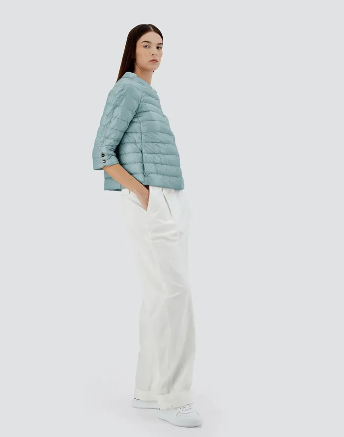 Herno ELSA Light Blue Women Capes