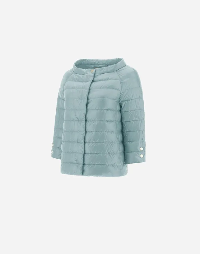 Herno ELSA Light Blue Women Capes