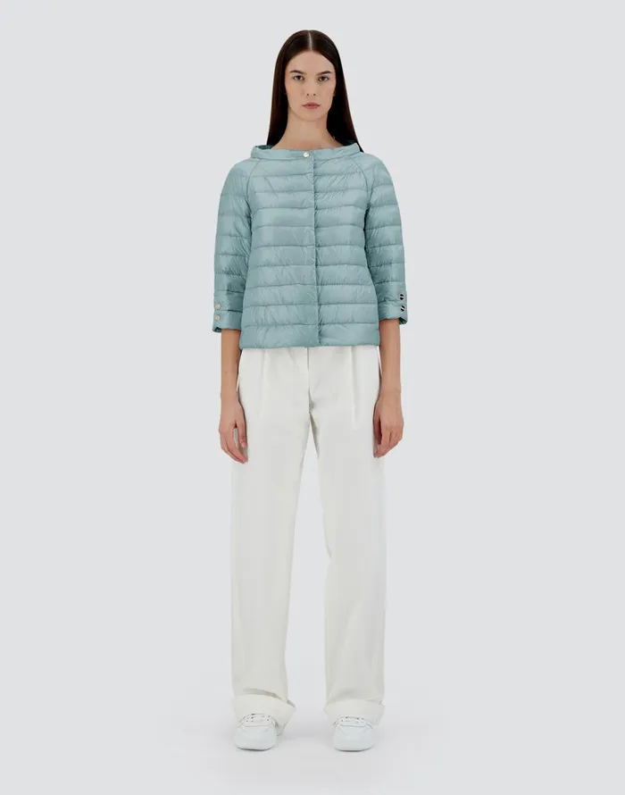 Herno ELSA Light Blue Women Capes