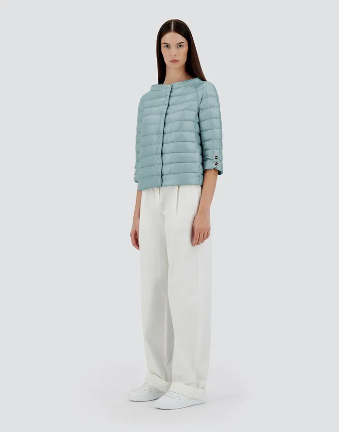 Herno ELSA Light Blue Women Capes
