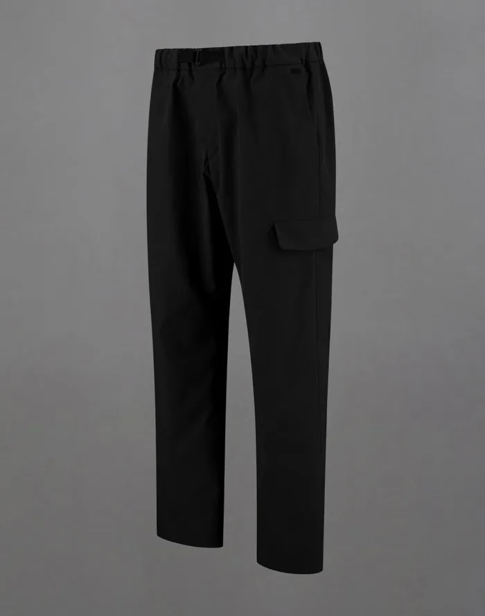 Herno LAMINAR CARGO TROUSERS IN SOFT TWILL Black Men Trousers