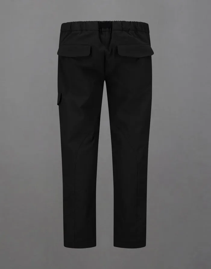 Herno LAMINAR CARGO TROUSERS IN SOFT TWILL Black Men Trousers