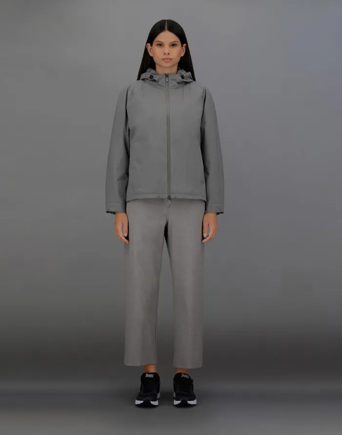 Herno LAMINAR JACKET IN 2L GORETEX Grey Women Parka and Jackets