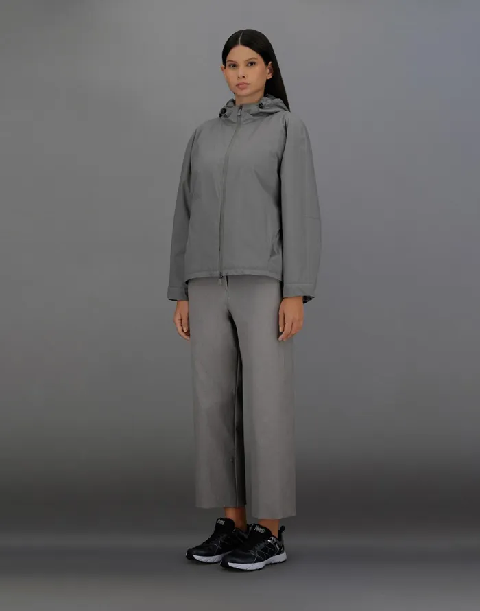 Herno LAMINAR JACKET IN 2L GORETEX Grey Women Parka and Jackets