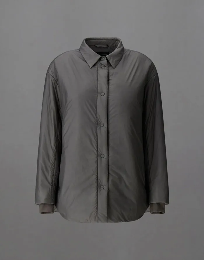 Herno LAMINAR OVERSHIRT IN TRANSLUCENT RIPSTOP Grey Women Shirts