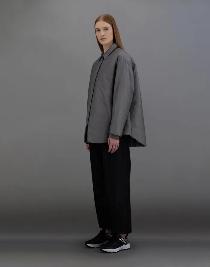 Herno LAMINAR OVERSHIRT IN TRANSLUCENT RIPSTOP Grey Women Shirts