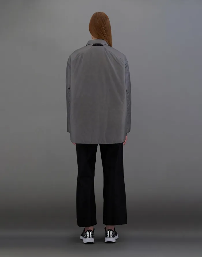 Herno LAMINAR OVERSHIRT IN TRANSLUCENT RIPSTOP Grey Women Shirts