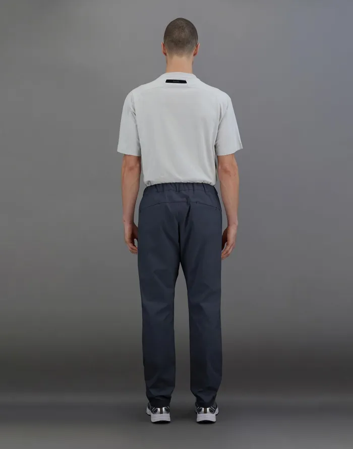 Herno LAMINAR TROUSERS IN SOFT TWILL Blue Men Trousers