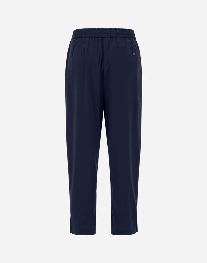 Herno LIGHT NYLON STRETCH TROUSERS Blue Women Trousers