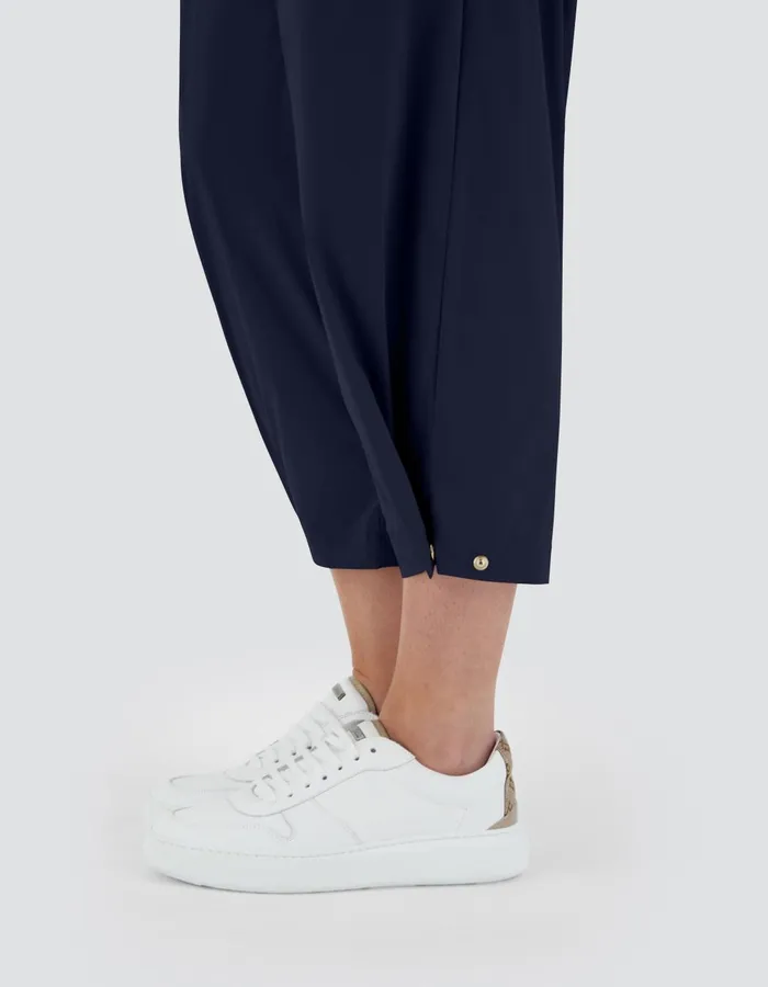 Herno LIGHT NYLON STRETCH TROUSERS Blue Women Trousers