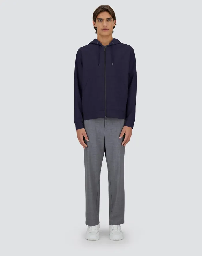 Herno LIGHT WOOL BLEND JACKET Blu Navy Men Parka and Jackets