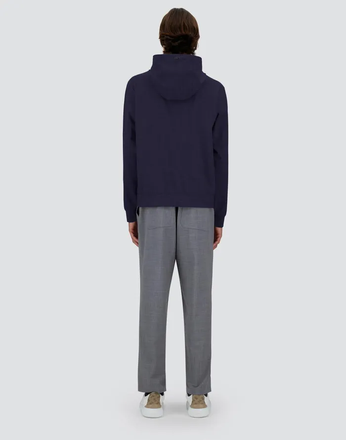 Herno LIGHT WOOL BLEND JACKET Blu Navy Men Parka and Jackets