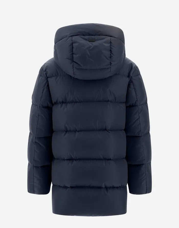 Herno PARKA IN NYLONCHAMONIX Navy Blue Kids Clothing