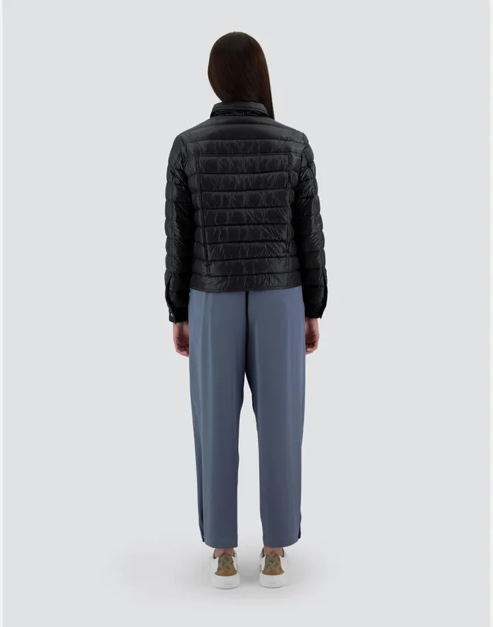 Herno RESORT JACKET IN NYLON ULTRALIGHT Black Women Parka and Jackets