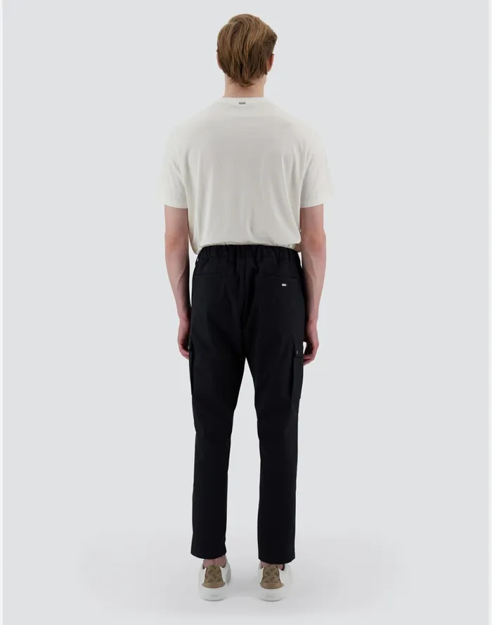 Herno RESORT TROUSERS IN COTTON FEEL Navy Blue Men Trousers
