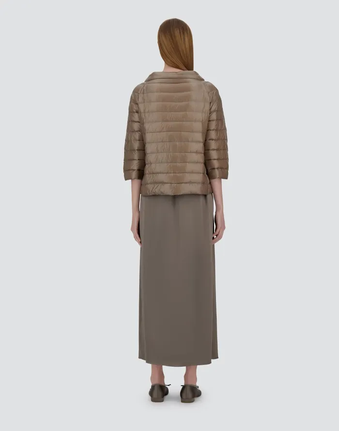 Herno REVERSIBLE CAPE NYLONULTRALIGHT Chantillydove Grey Women Capes