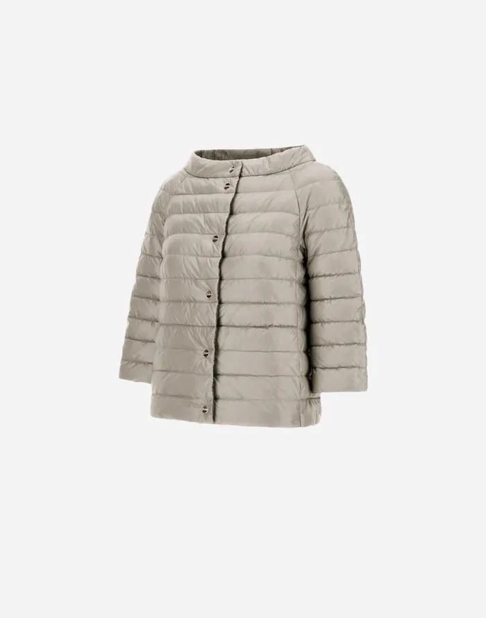 Herno REVERSIBLE CAPE NYLONULTRALIGHT Chantillydove Grey Women Capes
