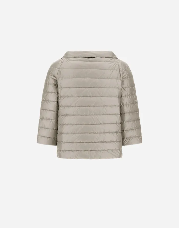 Herno REVERSIBLE CAPE NYLONULTRALIGHT Chantillydove Grey Women Capes