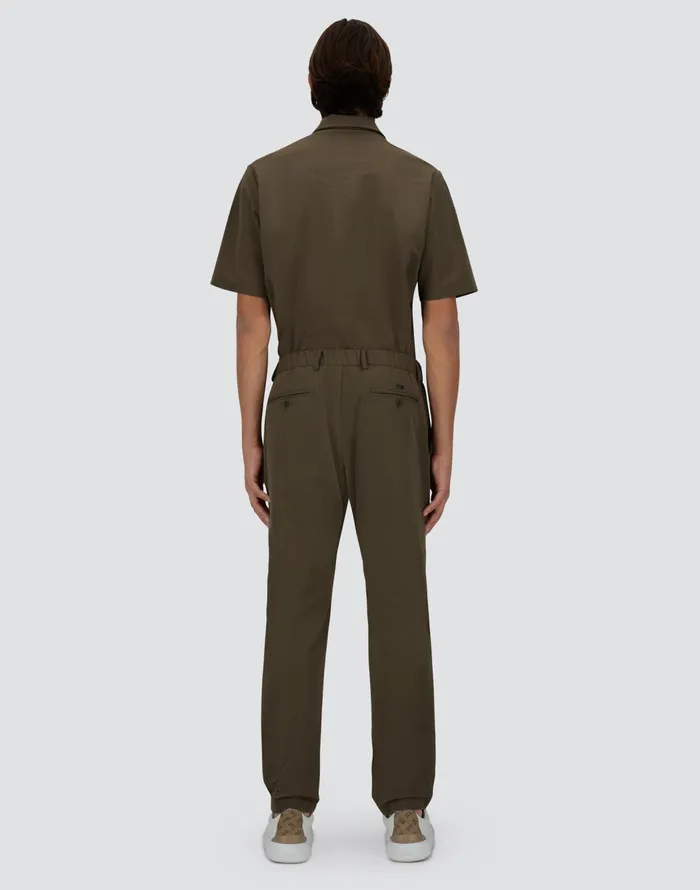 Herno SEERCREASE TROUSERS Military Green Men Trousers