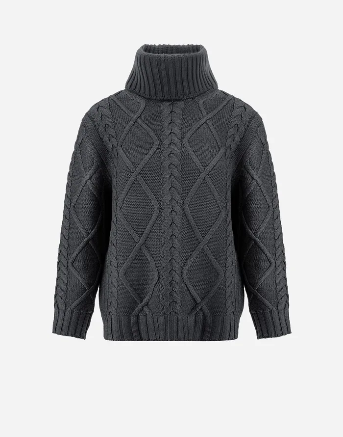 Herno SWEATER IN INFINITY BRIGHT Grey Women Knitwear