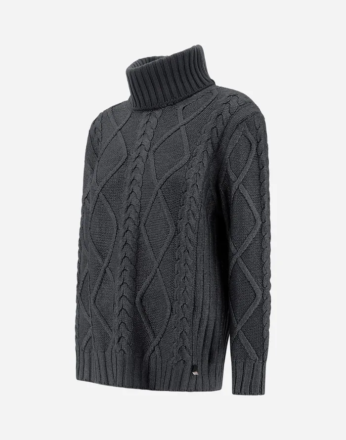 Herno SWEATER IN INFINITY BRIGHT Grey Women Knitwear
