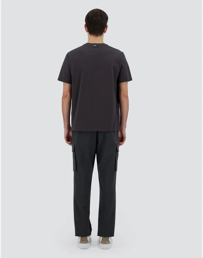 Herno TSHIRT IN SUPERFINECOTTON JERSEY Grey Men Tshirts and Polo Shirts