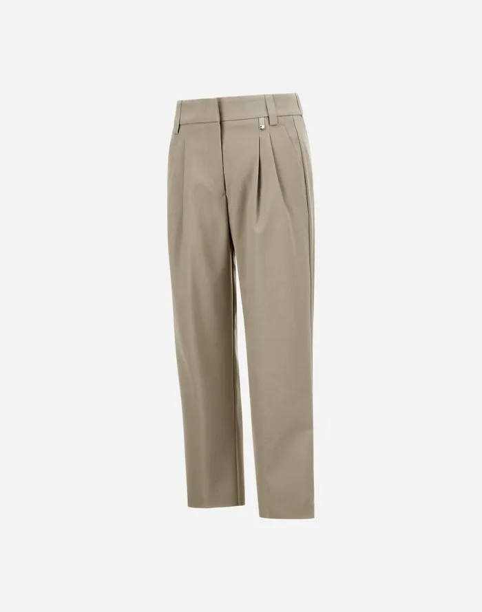 Herno TROUSERS IN FLANNELFEELING Chantilly Women Trousers