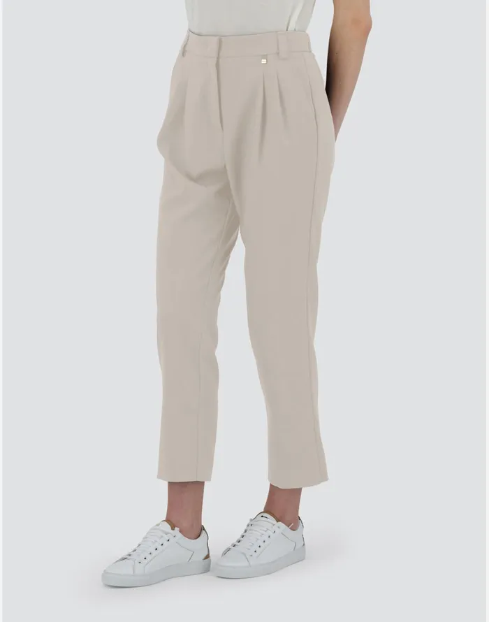Herno TROUSERS IN FLANNELFEELING Chantilly Women Trousers