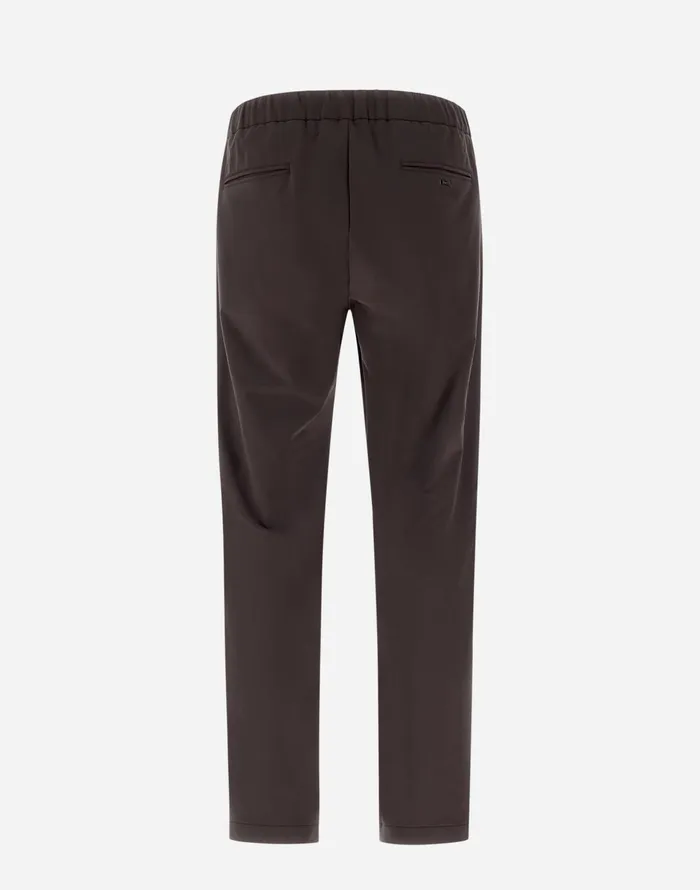 Herno TROUSERS IN WARMTECH Dark Grey Men Trousers