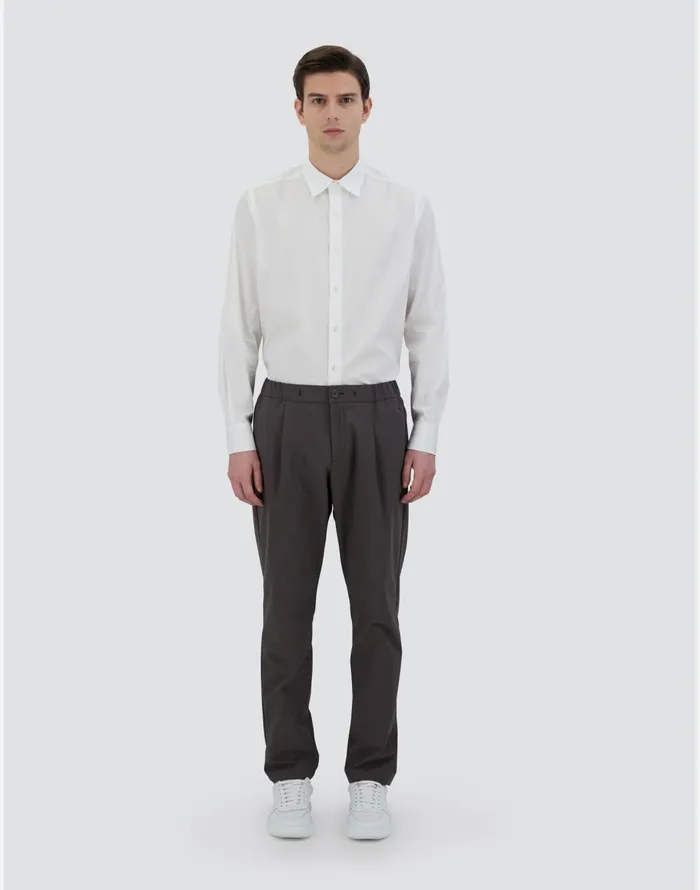 Herno TROUSERS IN WARMTECH Dark Grey Men Trousers