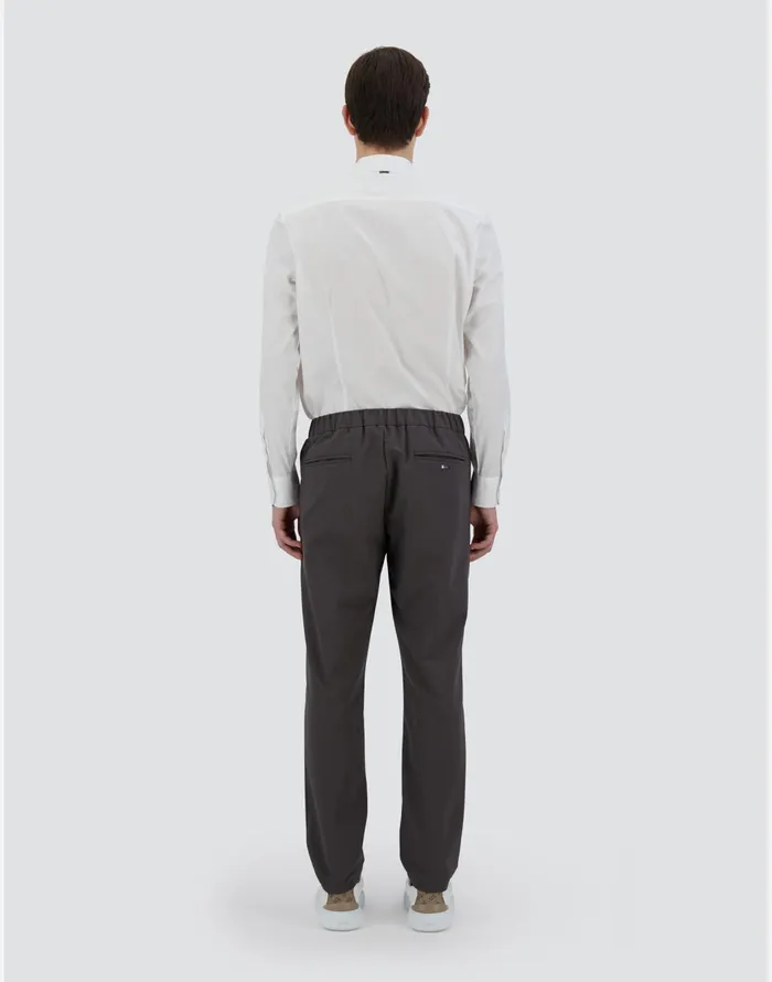 Herno TROUSERS IN WARMTECH Dark Grey Men Trousers