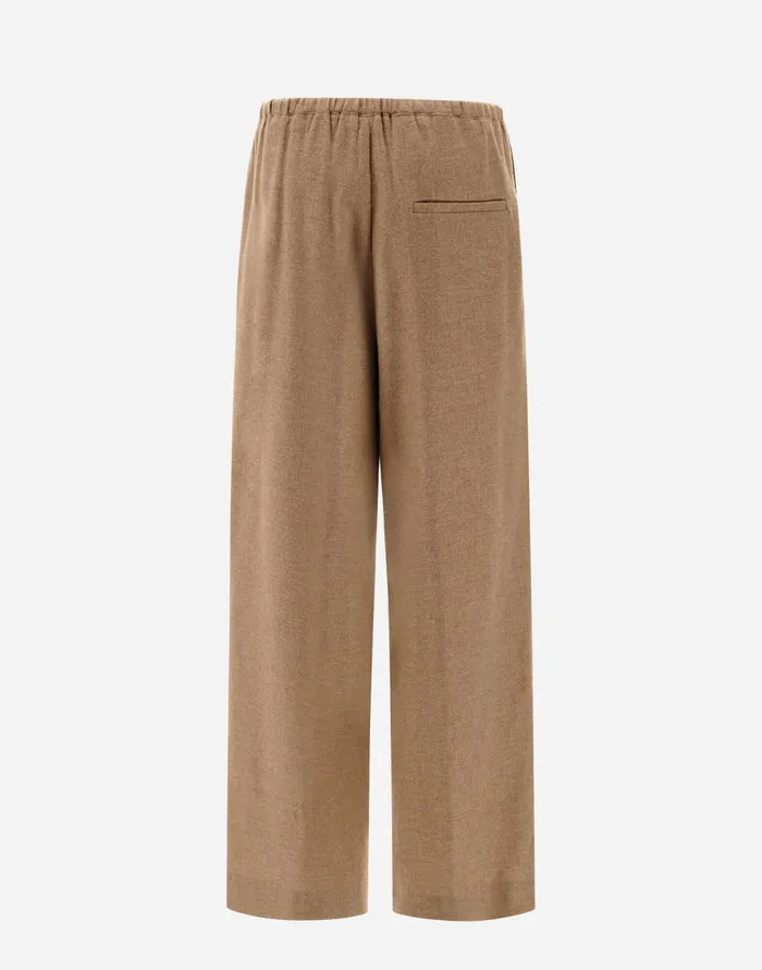 Herno TROUSERS IN WINTER TOUCH Camel Women Trousers