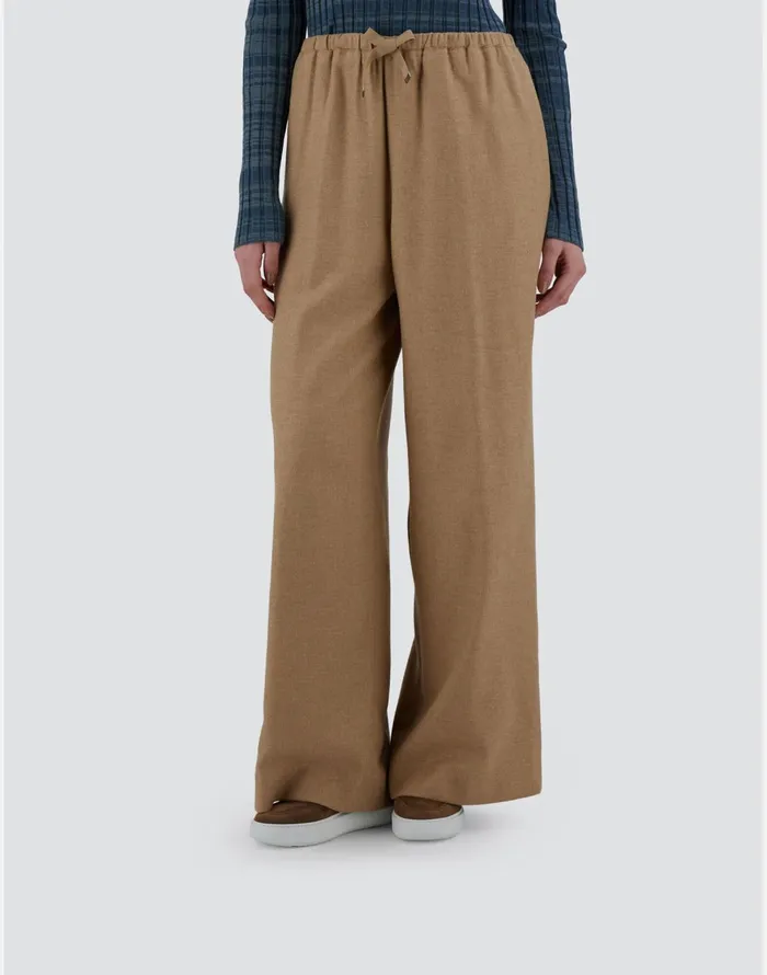 Herno TROUSERS IN WINTER TOUCH Camel Women Trousers