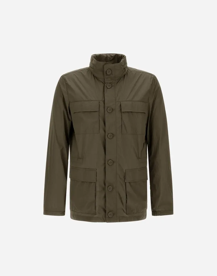 Herno ULTRALIGHT CREASE FIELD JACKET Light Military Men Field Jacket