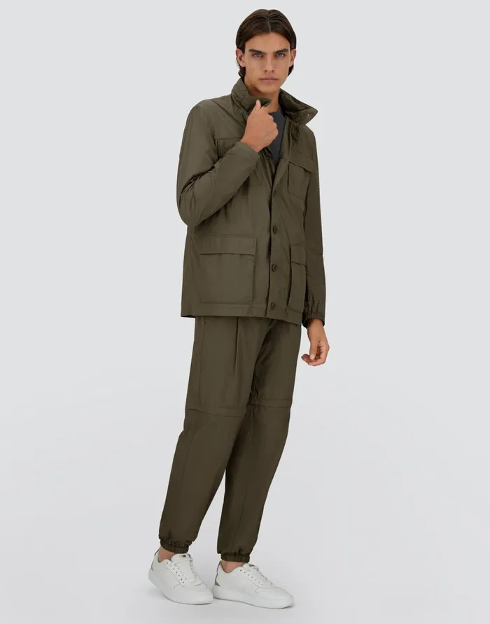 Herno ULTRALIGHT CREASE FIELD JACKET Light Military Men Field Jacket