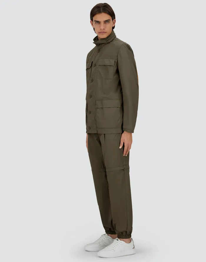 Herno ULTRALIGHT CREASE FIELD JACKET Light Military Men Field Jacket