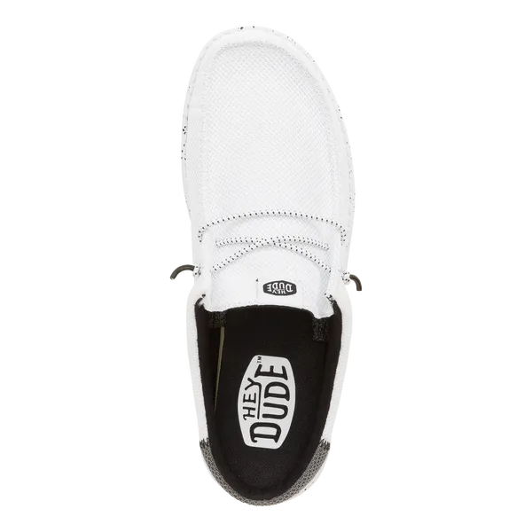 heydude Wally Slip Varsity WhiteBlack Apparel Mules