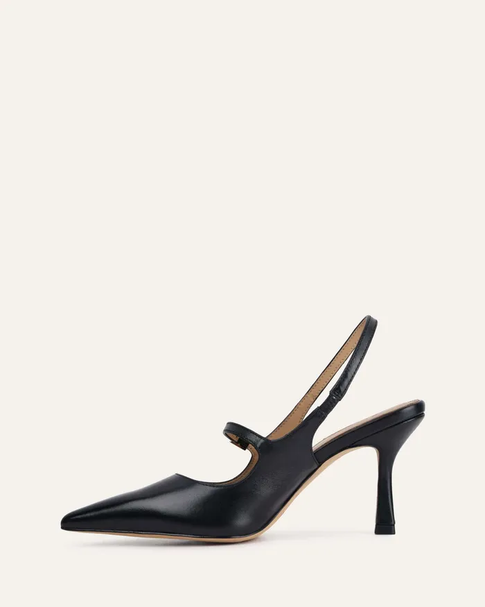 HIGH HEELS Archer high heels black leather jomercer Women HIGH HEELS Archer high heels black leather jomercer Women