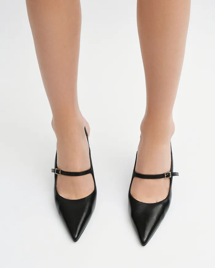 HIGH HEELS Archer high heels black leather jomercer Women HIGH HEELS Archer high heels black leather jomercer Women