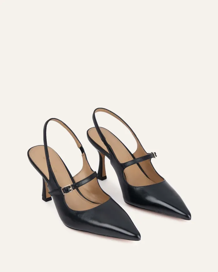 HIGH HEELS Archer high heels black leather jomercer Women HIGH HEELS Archer high heels black leather jomercer Women