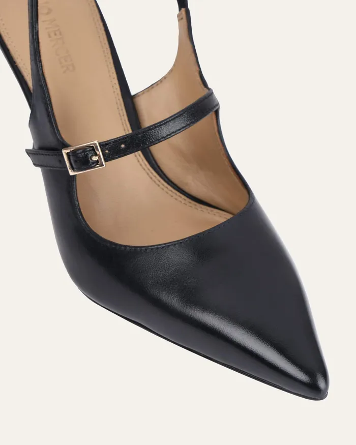 HIGH HEELS Archer high heels black leather jomercer Women HIGH HEELS Archer high heels black leather jomercer Women