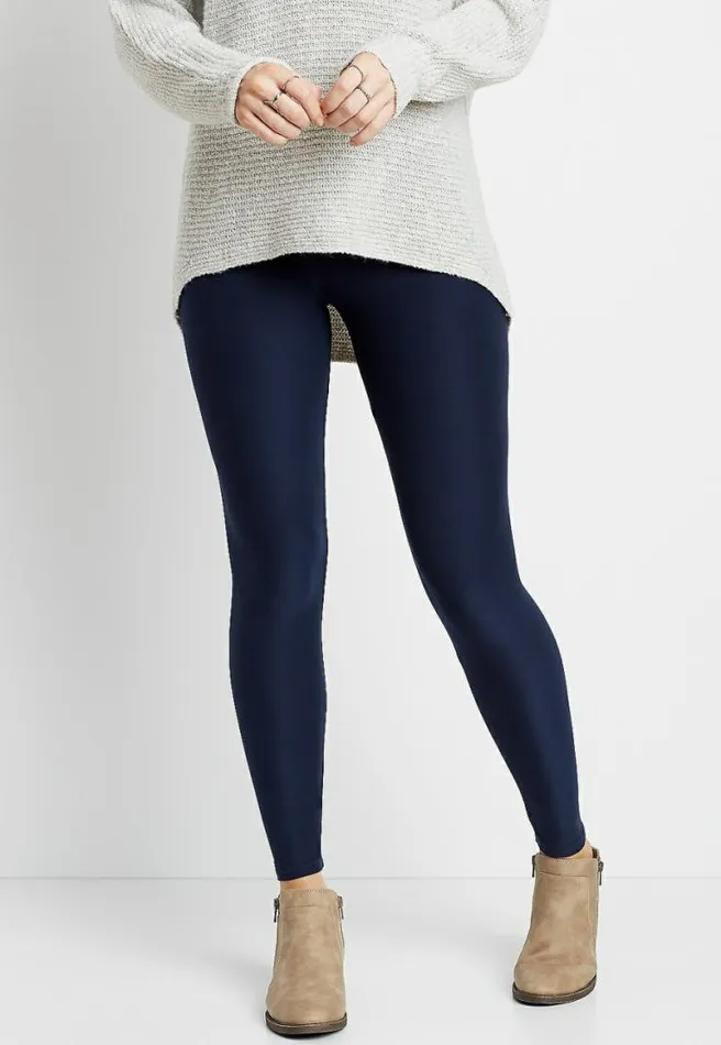 High Rise Navy Ultra Soft Legging Women Maurices Bottoms