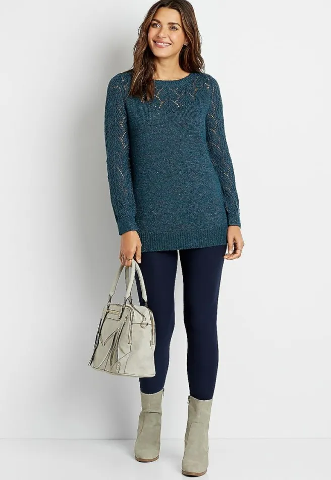 High Rise Navy Ultra Soft Legging Women Maurices Bottoms