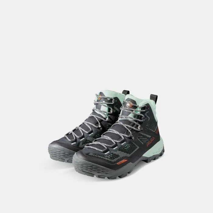 Hiking Shoes Women Mammut Ducan High GTX Dark Steelneo Mint Hiking Shoes Women Mammut Ducan High GTX Dark Steelneo Mint