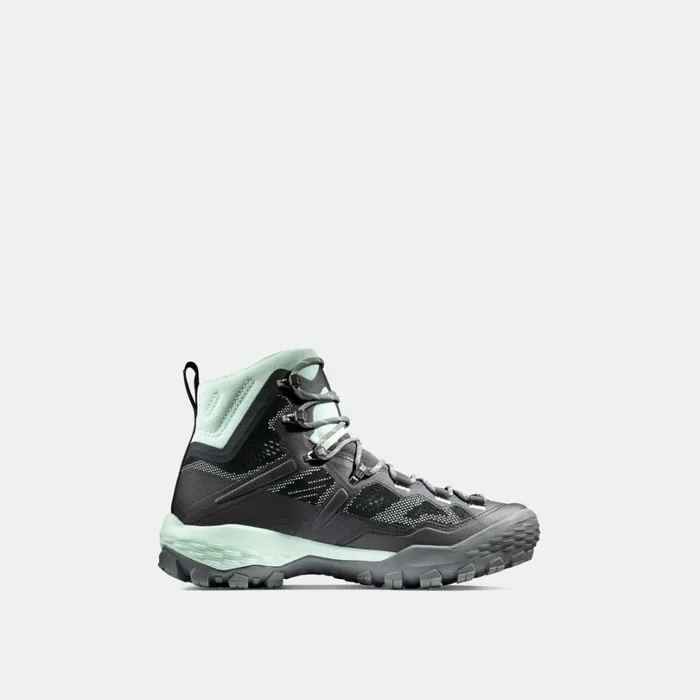 Hiking Shoes Women Mammut Ducan High GTX Dark Steelneo Mint Hiking Shoes Women Mammut Ducan High GTX Dark Steelneo Mint