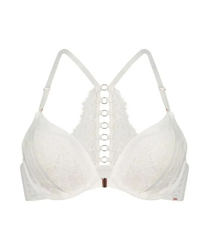 Hunkemller Akelei Padded PushUp Underwired Bra 8211 White 8211 Women Hunkemller Akelei Padded PushUp Underwired Bra 8211 White 8211 Women