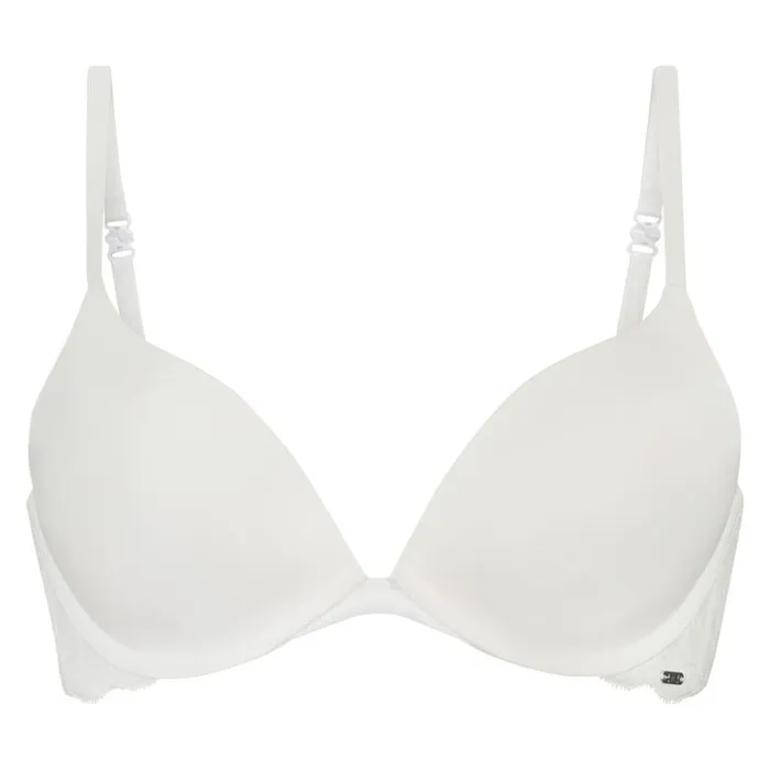 Hunkemller Angie Padded Underwired PushUp Bra 8211 White White 8211 Women Hunkemller Angie Padded Underwired PushUp Bra 8211 White White 8211 Women