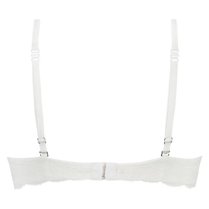 Hunkemller Angie Padded Underwired PushUp Bra 8211 White White 8211 Women Hunkemller Angie Padded Underwired PushUp Bra 8211 White White 8211 Women