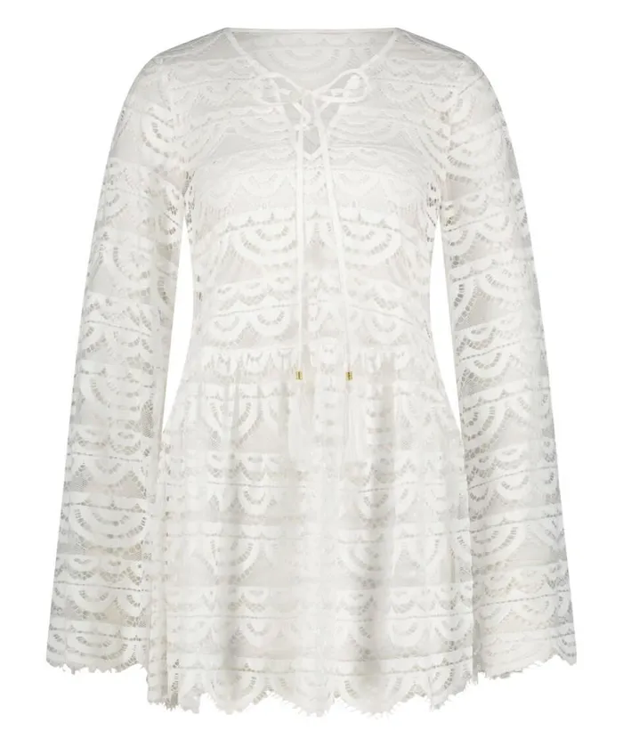 Hunkemller Beach Dress 8211 White White 8211 Women Hunkemller Beach Dress 8211 White White 8211 Women