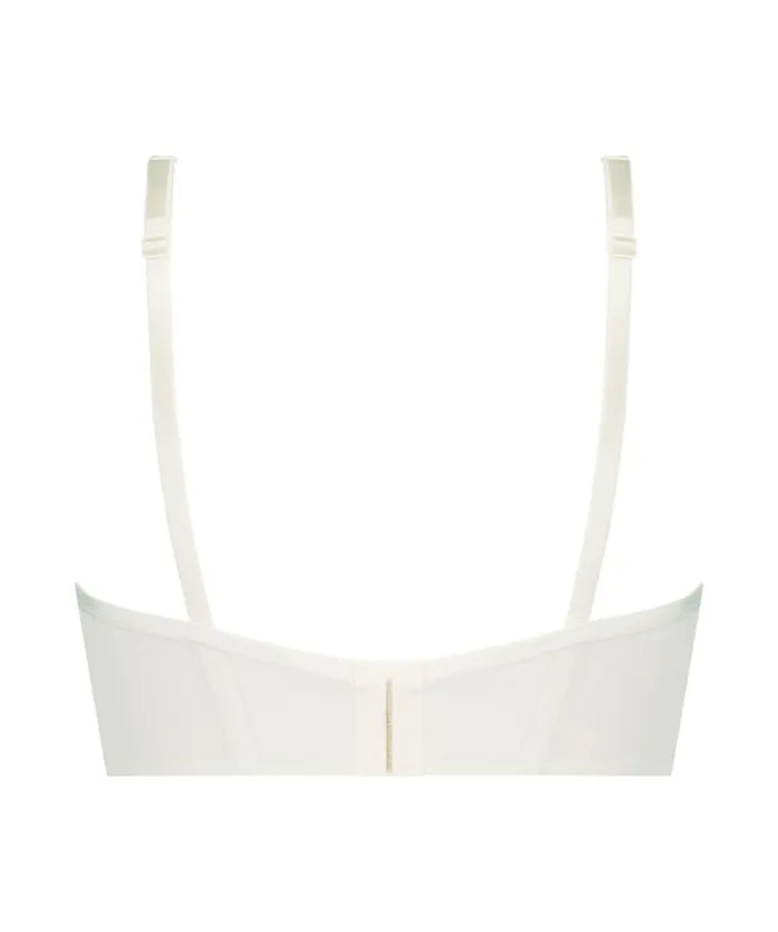 Hunkemller Catrin Padded Longline Underwired Bra 8211 White White 8211 Women Hunkemller Catrin Padded Longline Underwired Bra 8211 White White 8211 Women